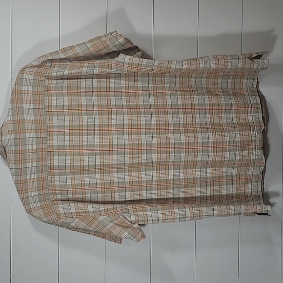 Tommy Bahama Shirt Men's sz XL 100% Silk Plaid Short Sleeve Button Down - Picture 3 of 8